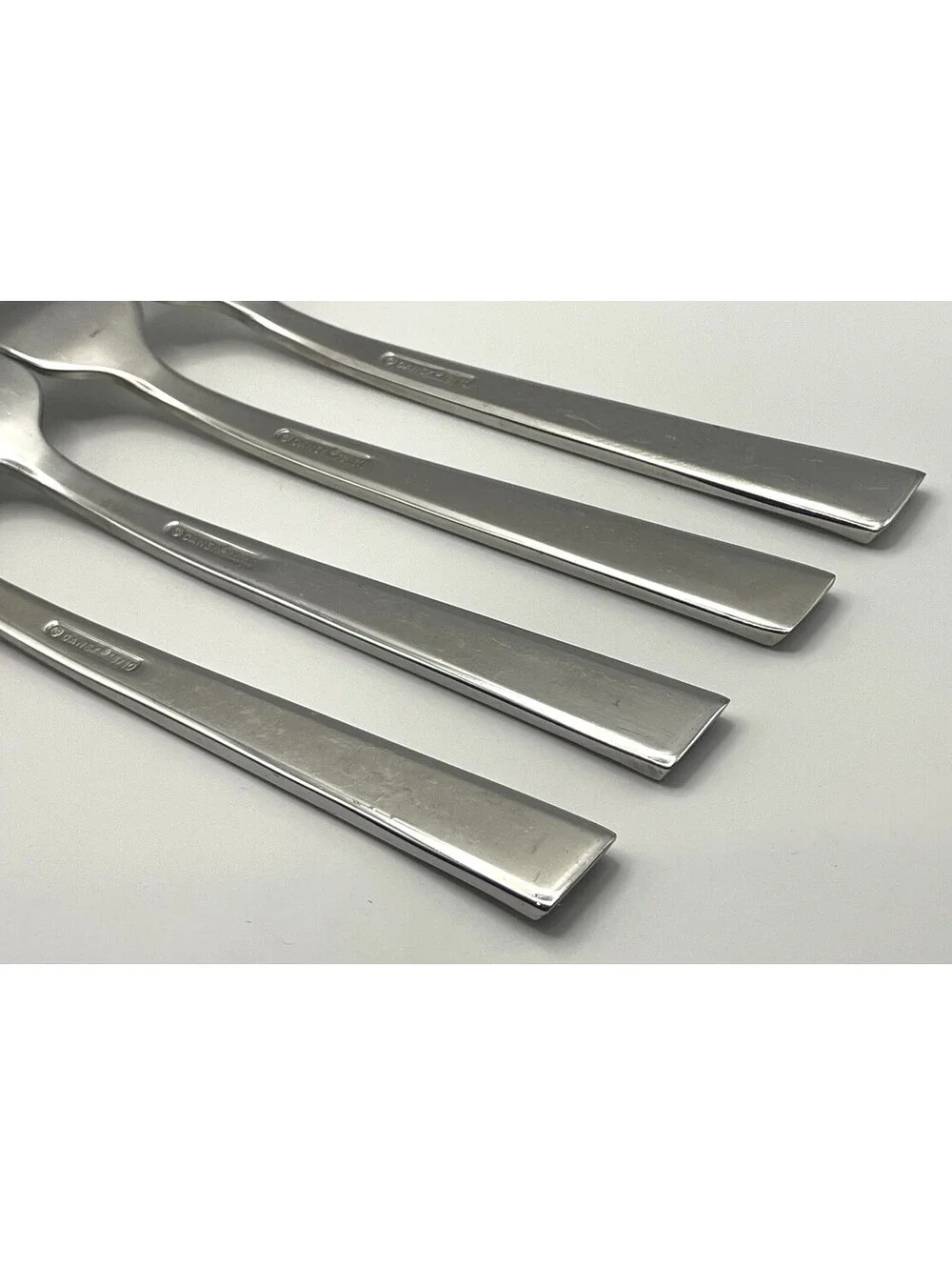 (4) Dansk MERIDIAN Stainless 18/10 China Dinner Fork Lot ~ 8 3/8”